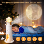 Lámpara proyector de luna decorativo con Control Remoto